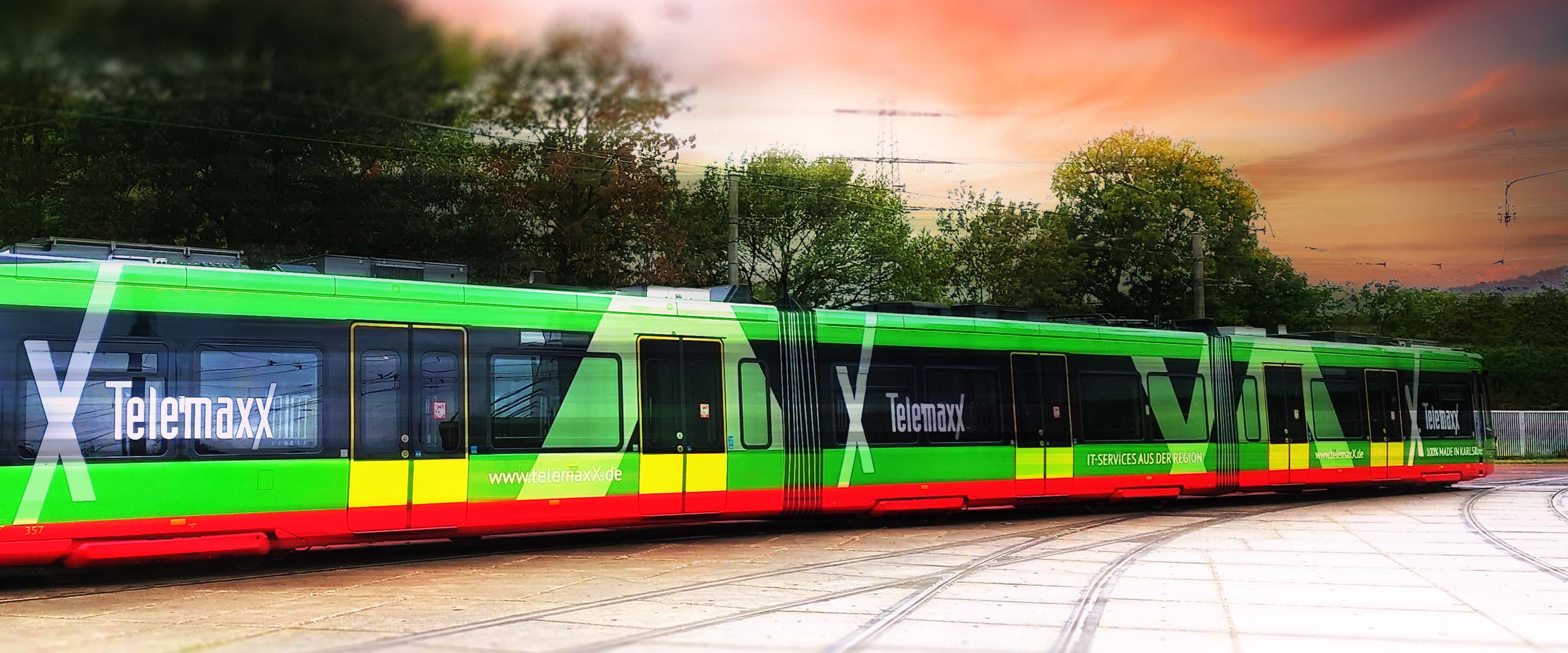 Strassenbahn in Karlsruhe